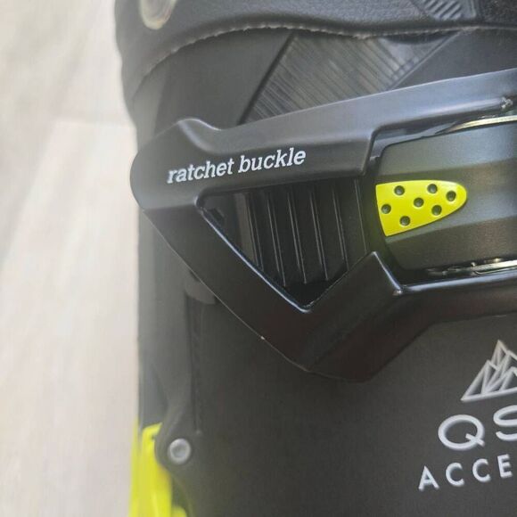Salomon Quest Access 90 downhill ski boots QST black and neon yellow hike/ride main image 11